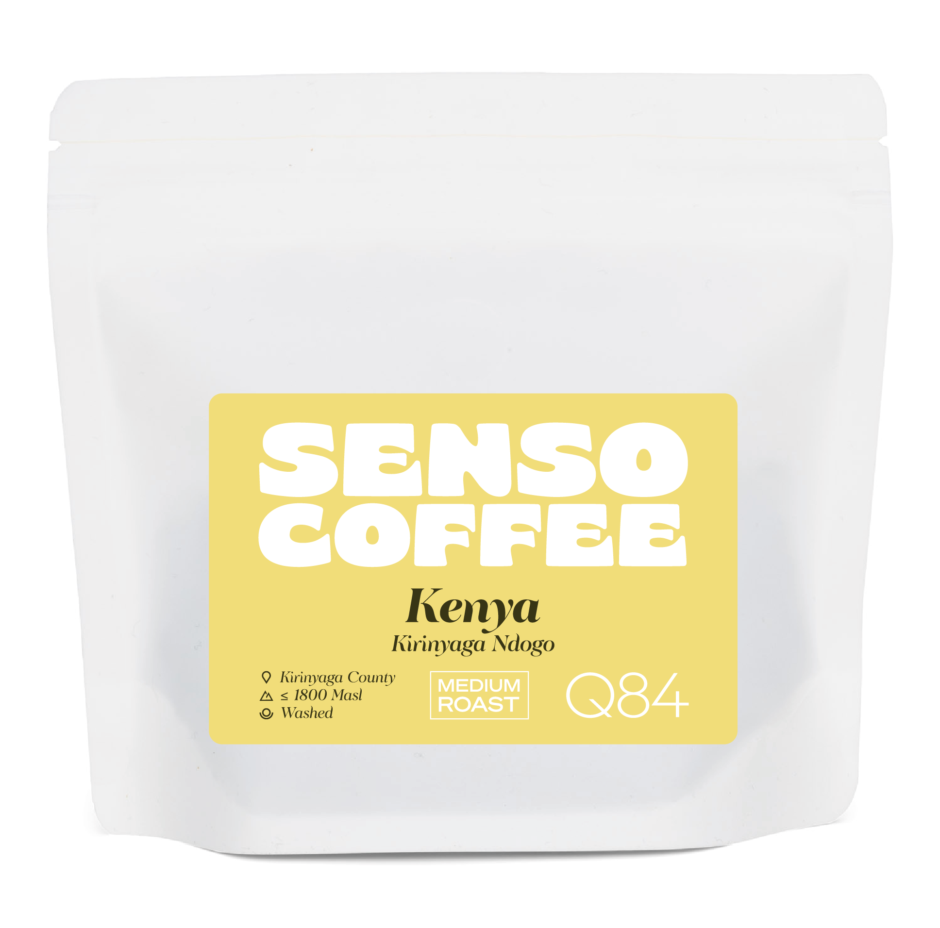 Кава Senso Coffee Kenya Kirinyaga Ndogo, 250 г, середнє обсмаження