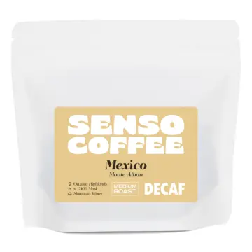Кава Senso Coffee Mexico Monte Alban DECAF, 250 г, середнє обсмаження